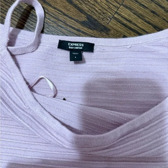 Elegant Pink Sleeveless Dress L - Picture 3 of 5